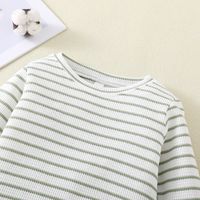 Simple Style Stripe Cotton Polyester Boys Clothing Sets main image 3