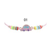 Fashion Heart Shape Butterfly Alloy Stoving Varnish Kid's Bracelets sku image 4