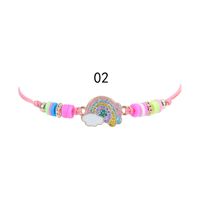 Fashion Heart Shape Butterfly Alloy Stoving Varnish Kid's Bracelets sku image 1
