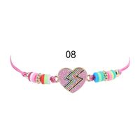 Fashion Heart Shape Butterfly Alloy Stoving Varnish Kid's Bracelets sku image 8