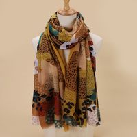 Women's Fashion Eye Imitation Cotton And Linen Cotton Linen Scarves sku image 11