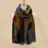 Women's Fashion Eye Imitation Cotton And Linen Cotton Linen Scarves sku image 20