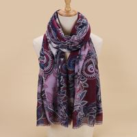 Women's Fashion Eye Imitation Cotton And Linen Cotton Linen Scarves sku image 26