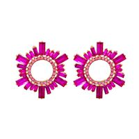 Retro Geometric Alloy Glass Women's Earrings 1 Pair sku image 6