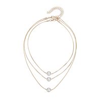 Fashion Geometric Artificial Pearls Alloy Wholesale Pendant Necklace main image 6