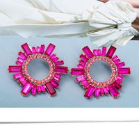 Retro Geometric Alloy Glass Women's Earrings 1 Pair main image 3