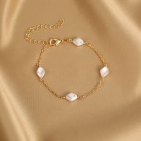 Fashion Heart Shape Butterfly Alloy Inlay Artificial Pearls Rhinestones Women's Bracelets 1 Piece sku image 1
