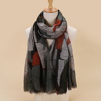 Women's Fashion Eye Imitation Cotton And Linen Cotton Linen Scarves sku image 18