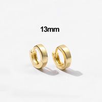 Retro C Shape Plating Alloy No Inlaid Earrings sku image 7