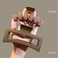 Simple Style Solid Color Arylic Stoving Varnish Hair Claws sku image 16