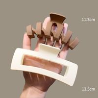 Simple Style Solid Color Arylic Stoving Varnish Hair Claws sku image 9