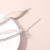 Fashion Solid Color Imitation Pearl Alloy Women's Waist Chain 1 Piece main image 5