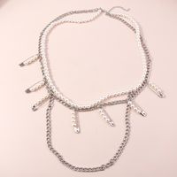 Fashion Solid Color Imitation Pearl Alloy Women's Waist Chain 1 Piece main image 6