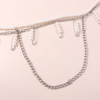 Fashion Solid Color Imitation Pearl Alloy Women's Waist Chain 1 Piece main image 2