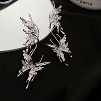 Simple Style Butterfly Alloy Plating Alloy Women's Ear Studs 1 Pair main image 1