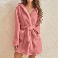 Women's Fashion Solid Color Polyester Fleece main image 5