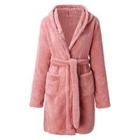 Women's Fashion Solid Color Polyester Fleece main image 4