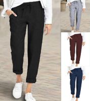 Women's Daily Casual Solid Color Full Length Pocket Casual Pants main image 1