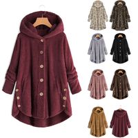 Women's Vintage Style Solid Color Patchwork Single Breasted Coat main image 6