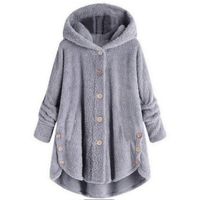 Women's Vintage Style Solid Color Patchwork Single Breasted Coat main image 4