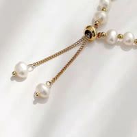 Mode Géométrique Perles Baroques Perlé Bracelets main image 5