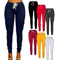 Women's Daily Casual Solid Color Full Length Zipper Pleated Casual Pants main image 1