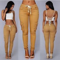 Women's Daily Casual Solid Color Full Length Zipper Pleated Casual Pants main image 2