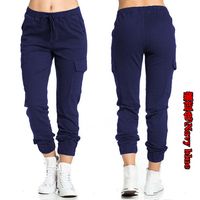 Women's Daily Basic Solid Color Full Length Elastic Waist Casual Pants main image 2