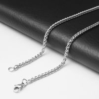 Fashion Solid Color Stainless Steel Plating Necklace 1 Piece main image 5