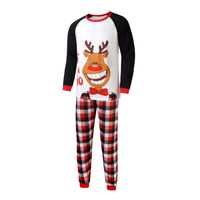 Fashion Elk Cotton Printing Pants Sets Casual Pants Hoodie Family Matching Outfits main image 4