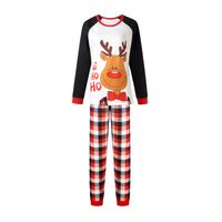 Fashion Elk Cotton Printing Pants Sets Casual Pants Hoodie Family Matching Outfits main image 2