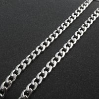Simple Style Solid Color Stainless Steel Plating Necklace Chain 1 Piece main image 5