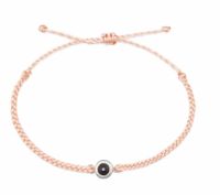 Simple Style Solid Color Copper Inlay Artificial Gemstones Bracelets main image 1