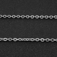 Mode Einfarbig Titan Stahl Überzug Halskette 1 Stück main image 3