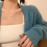 Moda Forma De Corazón Aleación Perla Enchapado Embutido Piedras Preciosas Artificiales Mujeres Collar Colgante 1 Pieza sku image 1