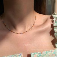 Fashion Geometric Glass Beaded Women's Necklace main image 5