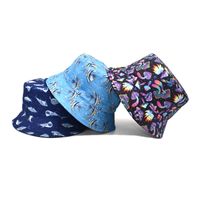 Women's Fashion Geometric Printing Flat Eaves Bucket Hat main image 3