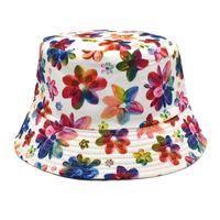 Unisex Casual Tie Dye Printing Wide Eaves Bucket Hat sku image 1