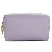 Basic Solid Color Pu Leather Square Makeup Bags main image 2