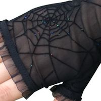 Women's Simple Style Spider Web Nylon Gloves 1 Pair main image 5