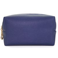 Basic Solid Color Pu Leather Square Makeup Bags sku image 15