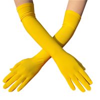 Frau Einfacher Stil Einfarbig Milchfaser Handschuhe 1 Paar main image 5