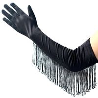 Frau Mode Einfarbig Polyester-spandex Handschuhe 1 Paar main image 5