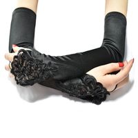Women's Retro Solid Color Polyester Gloves 1 Pair main image 5