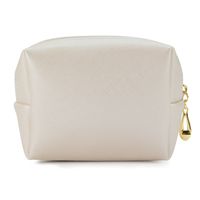 Basic Solid Color Pu Leather Square Makeup Bags sku image 1