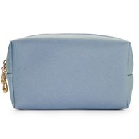 Basic Solid Color Pu Leather Square Makeup Bags sku image 13