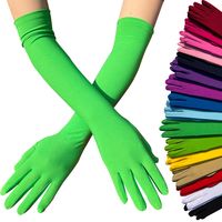 Frau Einfacher Stil Einfarbig Milchfaser Handschuhe 1 Paar main image 1