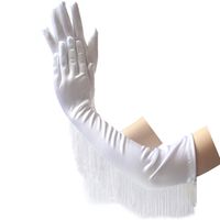 Frau Mode Einfarbig Polyester-spandex Handschuhe 1 Paar main image 2