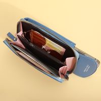 Women's All Seasons Pu Leather Solid Color Fashion Square Zipper Buckle Phone Wallet main image 2