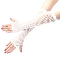 Femmes Punk Couleur Unie Nylon Gants 1 Paire main image 4